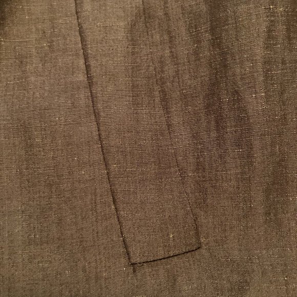 Talbots Brown Linen and Silk Talbots Jacket in Size 10 - Picture 4 of 5